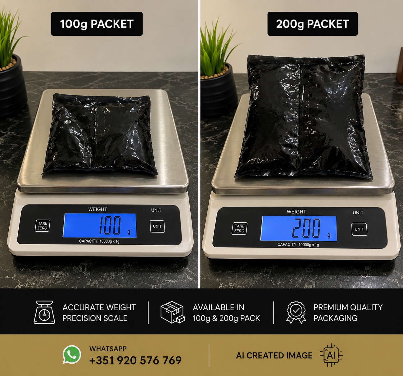 Product packaging detail