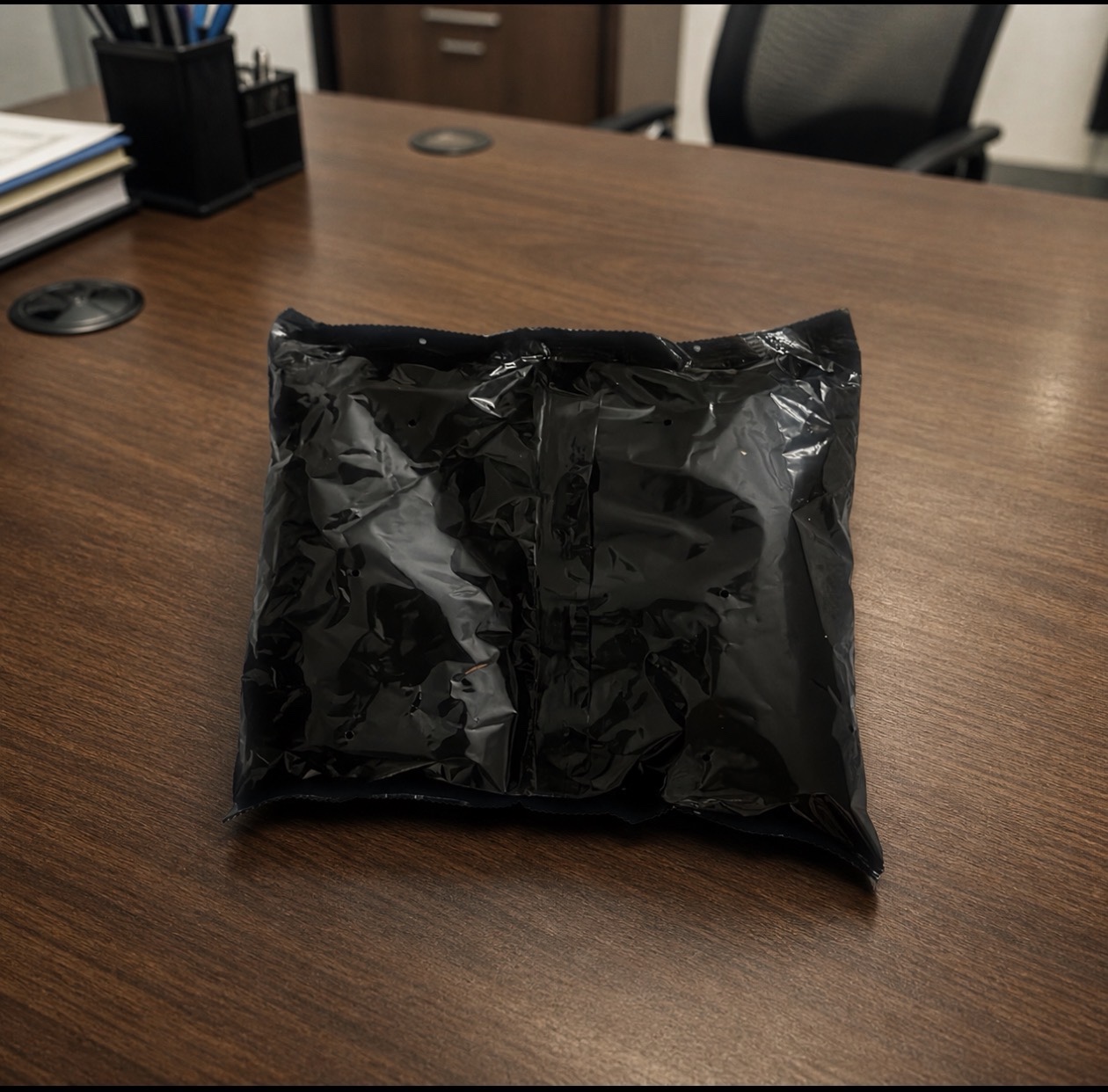 Dried decorative flowers in retail packaging